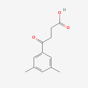 molecular formula C12H14O3 B1296952 4-(3,5-Dimethylphenyl)-4-oxobutanoic acid CAS No. 36440-58-1