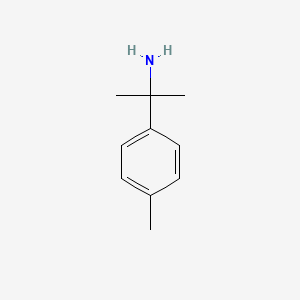 molecular formula C10H15N B1296957 2-(4-甲苯基)丙烷-2-胺 CAS No. 6526-79-0