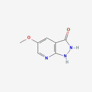 5-Methoxy-1H-pyrazolo[3,4-b]pyridin-3(2H)-one