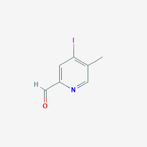 4-Iodo-5-methylpicolinaldehyde