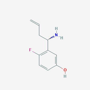 (S)-3-(1-Aminobut-3-en-1-yl)-4-fluorophenol