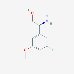 (R)-2-Amino-2-(3-chloro-5-methoxyphenyl)ethanol