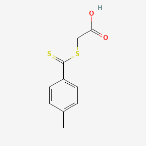 B1296968 Acetic acid, [[(4-methylphenyl)thioxomethyl]thio]- CAS No. 57149-19-6