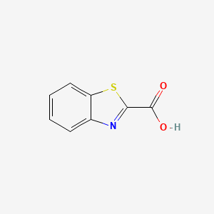 molecular formula C8H5NO2S B1296969 1,3-苯并噻唑-2-羧酸 CAS No. 3622-04-6