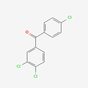 molecular formula C13H7Cl3O B1296987 3,4,4'-三氯苯甲酮 CAS No. 33093-42-4