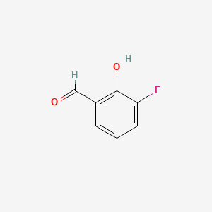 molecular formula C7H5FO2 B1296999 3-氟水杨醛 CAS No. 394-50-3
