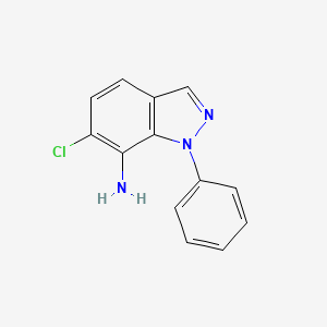 6-Chloro-1-phenyl-1H-indazol-7-amine