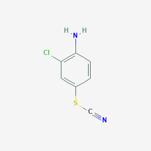 molecular formula C7H5ClN2S B1297006 2-Chloro-4-thiocyanatoaniline CAS No. 3226-47-9