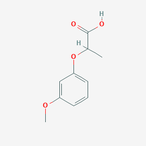 B1297016 2-(3-Methoxyphenoxy)propanoic acid CAS No. 7309-52-6
