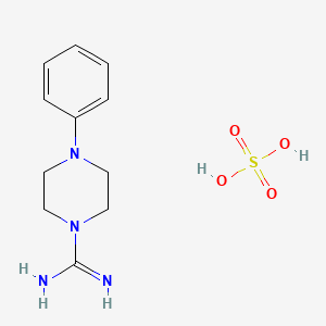 molecular formula C11H18N4O4S B1297024 4-苯基哌嗪-1-甲酰胺磺酸盐 CAS No. 24360-08-5