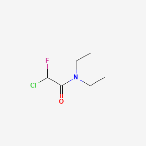 B1297036 2-Chloro-N,N-diethyl-2-fluoroacetamide CAS No. 364-94-3