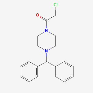 B1297037 1-Benzhydryl-4-(chloroacetyl)piperazine CAS No. 358733-61-6