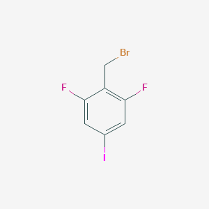 2-(Bromomethyl)-1,3-difluoro-5-iodobenzene