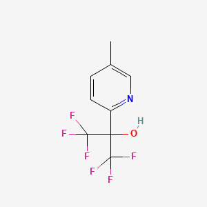 1,1,1,3,3,3-Hexafluoro-2-(5-methyl-2-pyridyl)-2-propanol