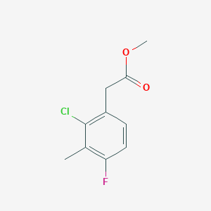 Methyl 2-(2-chloro-4-fluoro-3-methylphenyl)acetate