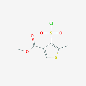 Methyl 4-(chlorosulfonyl)-5-methylthiophene-3-carboxylate