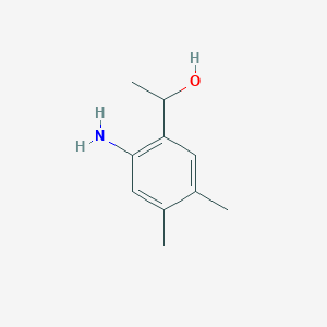 1-(2-Amino-4,5-dimethylphenyl)ethan-1-ol