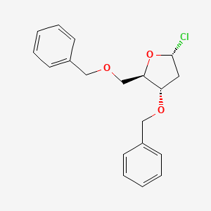 (2R,3S,5R)-3-(Benzyloxy)-2-((benzyloxy)methyl)-5-chlorotetrahydrofuran