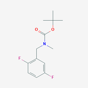 molecular formula C13H17F2NO2 B12970644 Tert-butyl 2,5-difluorobenzyl(methyl)carbamate 