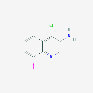 4-Chloro-8-iodoquinolin-3-amine