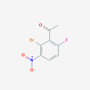 1-(2-Bromo-6-fluoro-3-nitrophenyl)ethanone