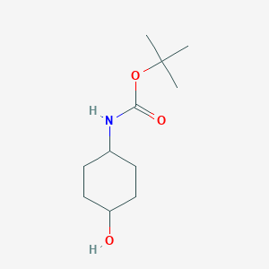 molecular formula C11H21NO3 B129708 叔丁基(4-羟基环己基)氨基甲酸酯 CAS No. 167081-25-6