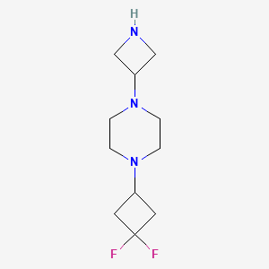 1-(Azetidin-3-yl)-4-(3,3-difluorocyclobutyl)piperazine