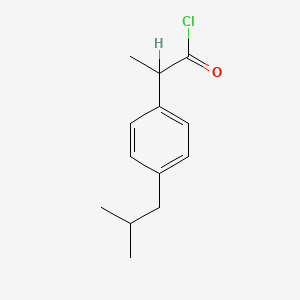 molecular formula C13H17ClO B1297103 2-(对异丁基苯基)丙酰氯 CAS No. 34715-60-1
