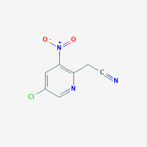 (5-Chloro-3-nitro-pyridin-2-YL)-acetonitrile