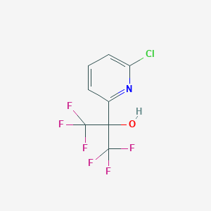 2-(6-Chloropyridin-2-yl)-1,1,1,3,3,3-hexafluoropropan-2-ol