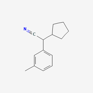 2-Cyclopentyl-2-(m-tolyl)acetonitrile