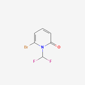 6-Bromo-1-(difluoromethyl)pyridin-2(1H)-one