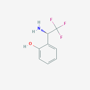 (S)-2-(1-Amino-2,2,2-trifluoroethyl)phenol