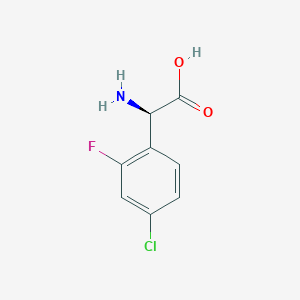 (R)-2-Amino-2-(4-chloro-2-fluorophenyl)acetic acid