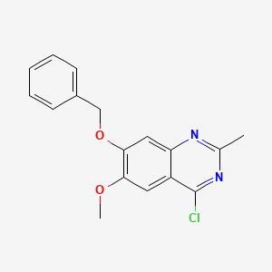 7-(Benzyloxy)-4-chloro-6-methoxy-2-methylquinazoline