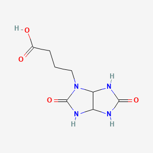 molecular formula C8H12N4O4 B1297151 4-(2,5-二氧代-六氢-咪唑并[4,5-d]咪唑-1-基)-丁酸 CAS No. 370585-14-1