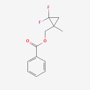 (2,2-Difluoro-1-methyl-cyclopropyl)methyl benzoate