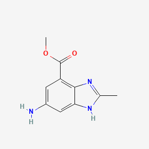 Methyl 5-amino-2-methyl-1H-benzo[d]imidazole-7-carboxylate