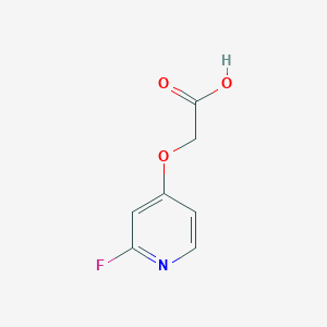 2-((2-Fluoropyridin-4-yl)oxy)acetic acid