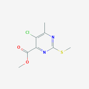 Methyl 5-chloro-6-methyl-2-methylsulfanylpyrimidine-4-carboxylate