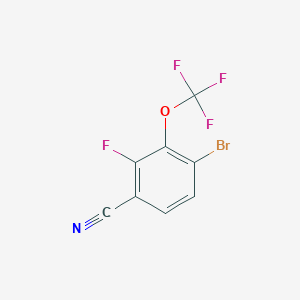 4-Bromo-2-fluoro-3-(trifluoromethoxy)benzonitrile