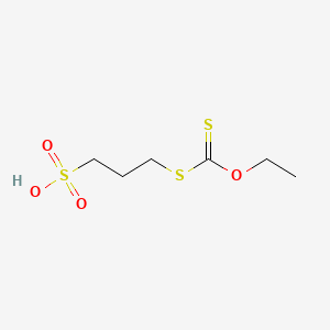 1-Propanesulfonic acid, 3-((ethoxythioxomethyl)thio)-