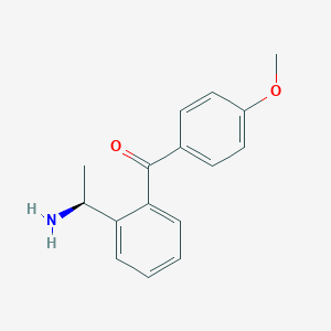 (S)-(2-(1-aminoethyl)phenyl)(4-methoxyphenyl)methanone hydrochloride