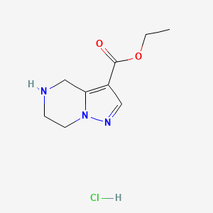 Ethyl 4,5,6,7-tetrahydropyrazolo[1,5-a]pyrazine-3-carboxylate hydrochloride