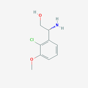 (R)-2-Amino-2-(2-chloro-3-methoxyphenyl)ethanol