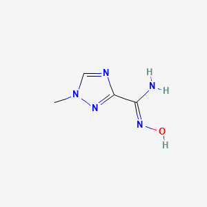 N-Hydroxy-1-methyl-1H-1,2,4-triazole-3-carboximidamide