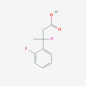 3-Fluoro-3-(2-fluorophenyl)butanoic acid