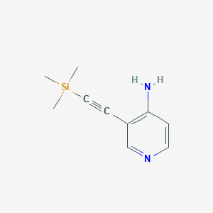 3-((Trimethylsilyl)ethynyl)pyridin-4-amine