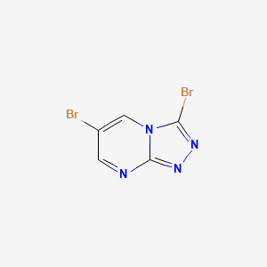 3,6-Dibromo-[1,2,4]triazolo[4,3-a]pyrimidine