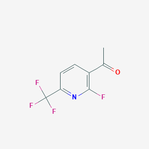 1-(2-Fluoro-6-(trifluoromethyl)pyridin-3-yl)ethan-1-one